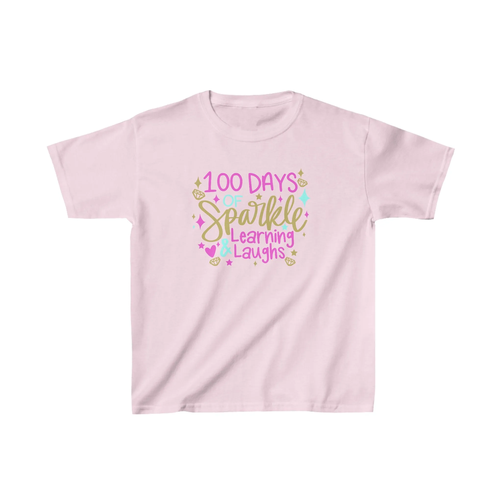 100 Days of Sparkle & Learning T-Shirt, Youth, School Spirit