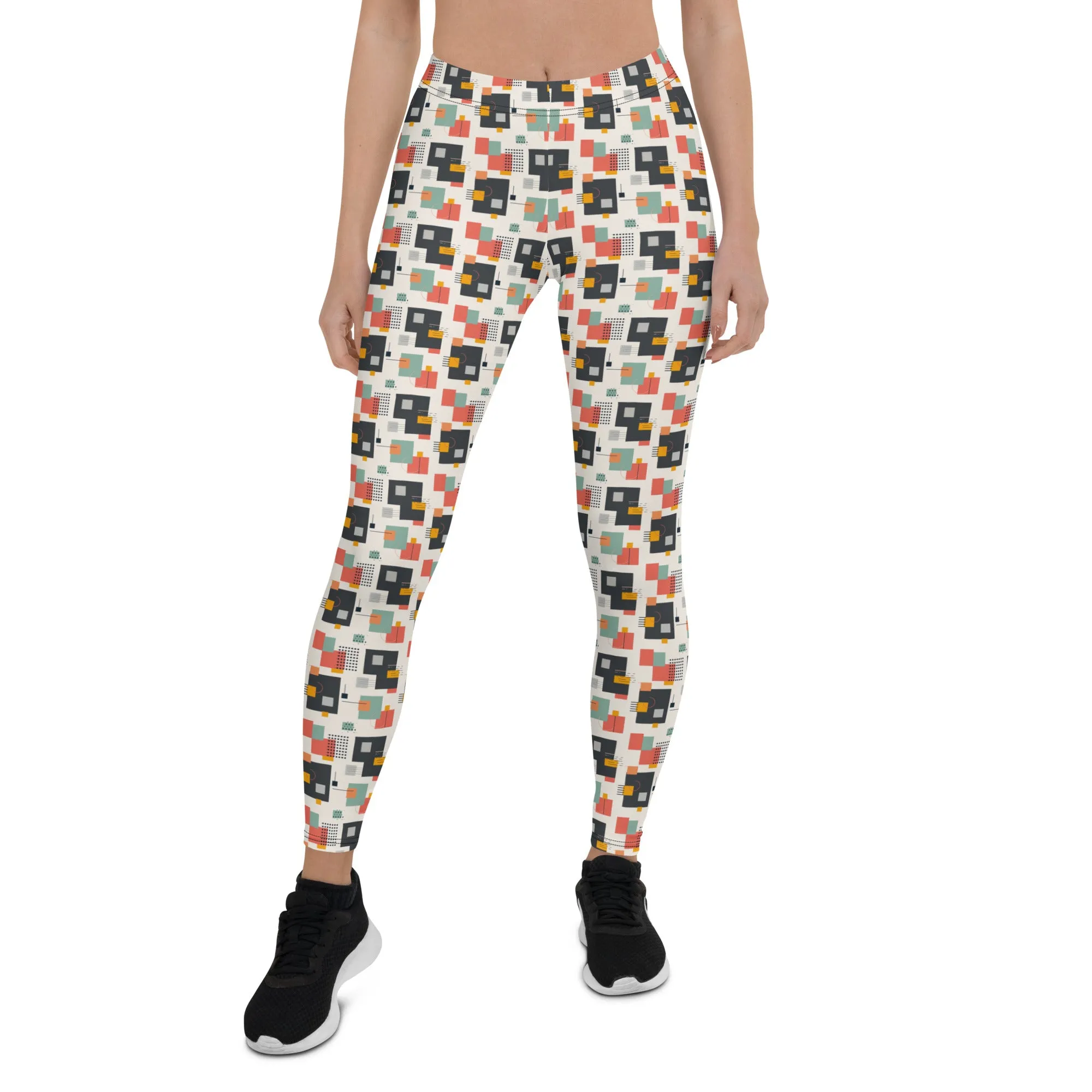 Abstract Squares Leggings