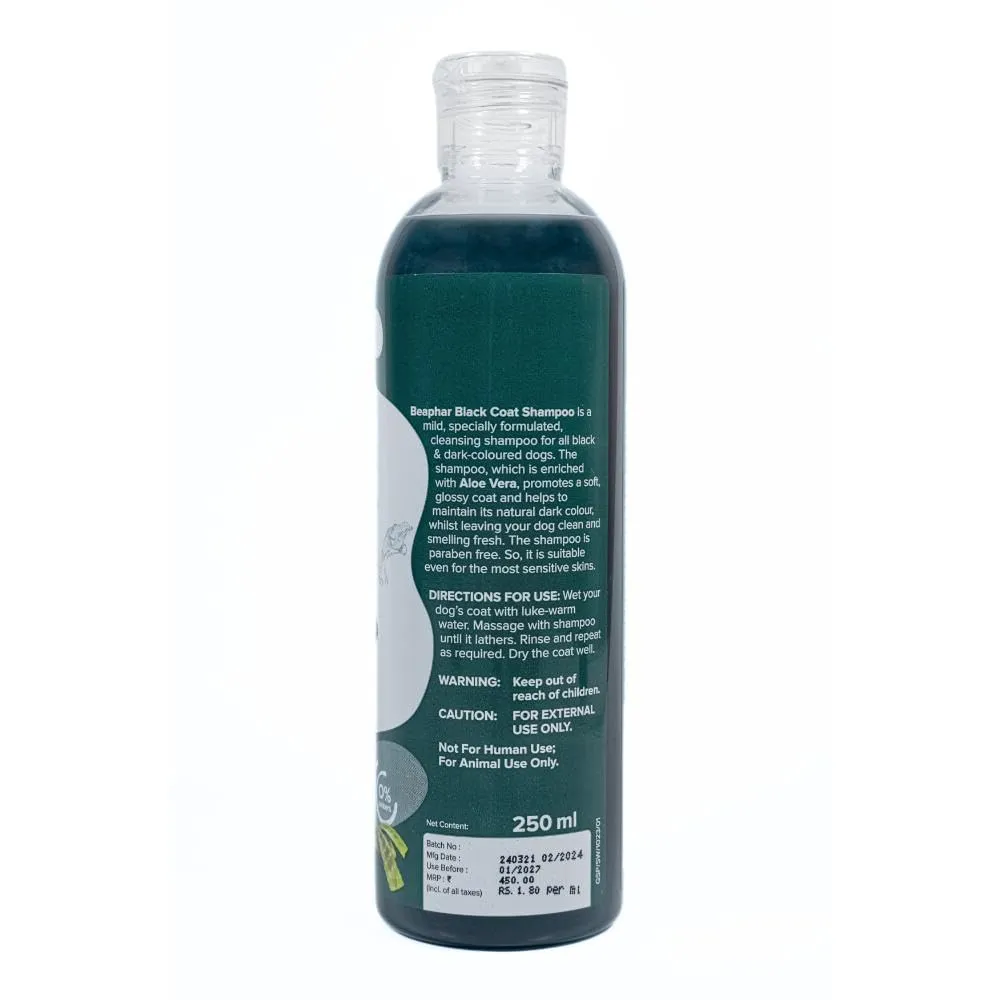 Beaphar Aleo Vera & Herbal Black Coat Shampoo for Dogs