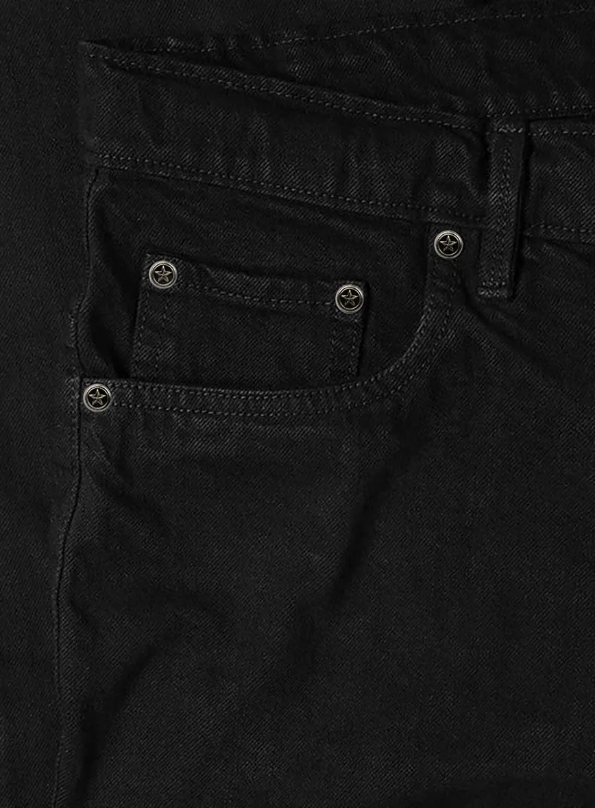 Black Overdyed Denim Jeans