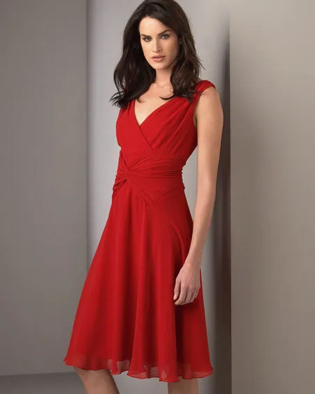 Blood red silk chiffon fabric 44&quot; flat
