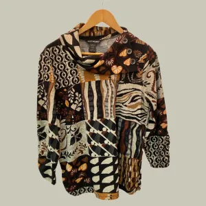 Brown/Black Top 82454
