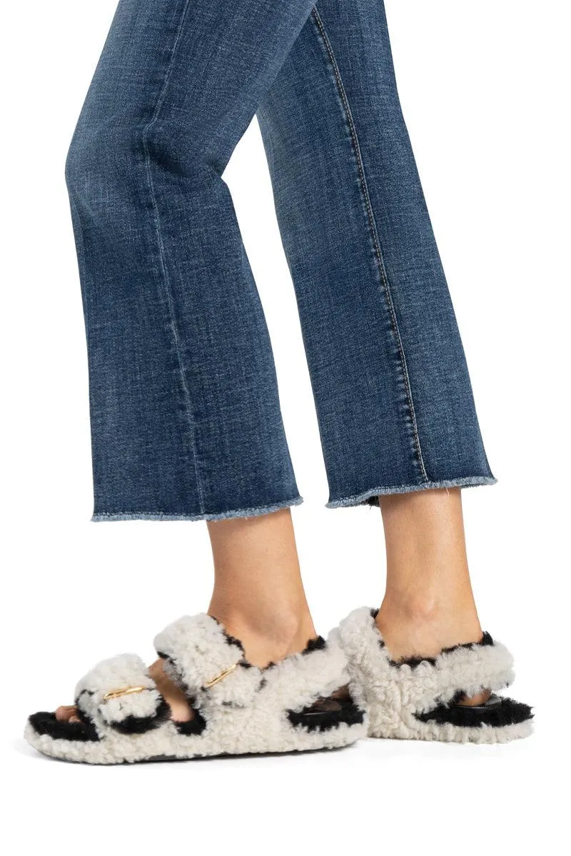 Cambio Francesca Cropped Raw Edge Jeans