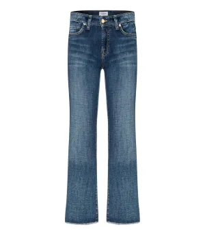 Cambio Francesca Cropped Raw Edge Jeans