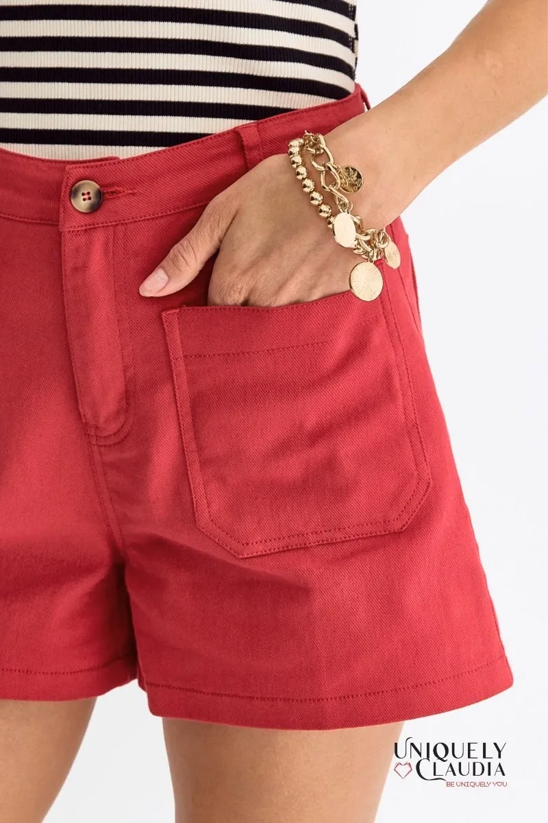 Char High Waisted Shorts