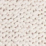 Chunky Throw Blanket- Cream