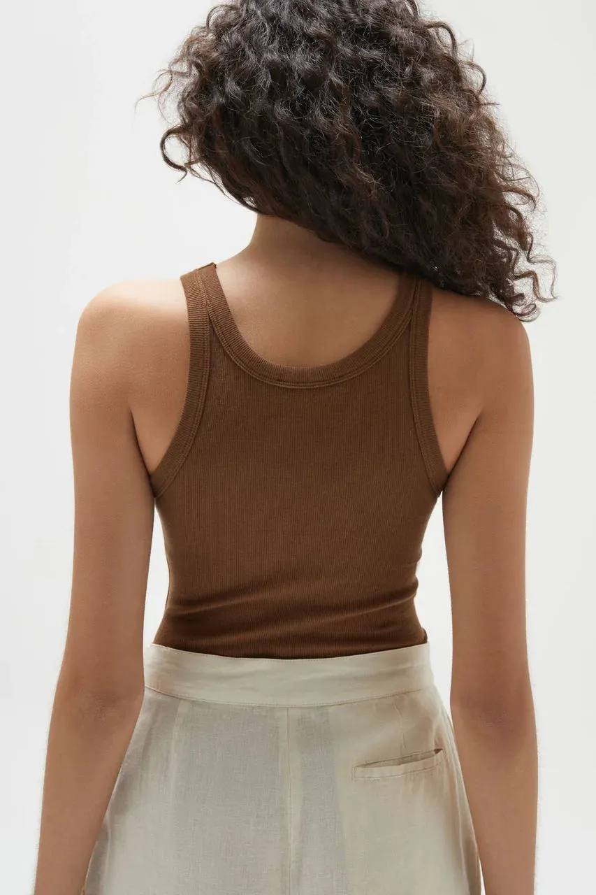 Ciel Rib Tank Burnt Ochre
