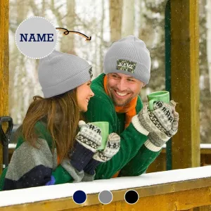 Custom Name Camouflage Warm Knitted Cap