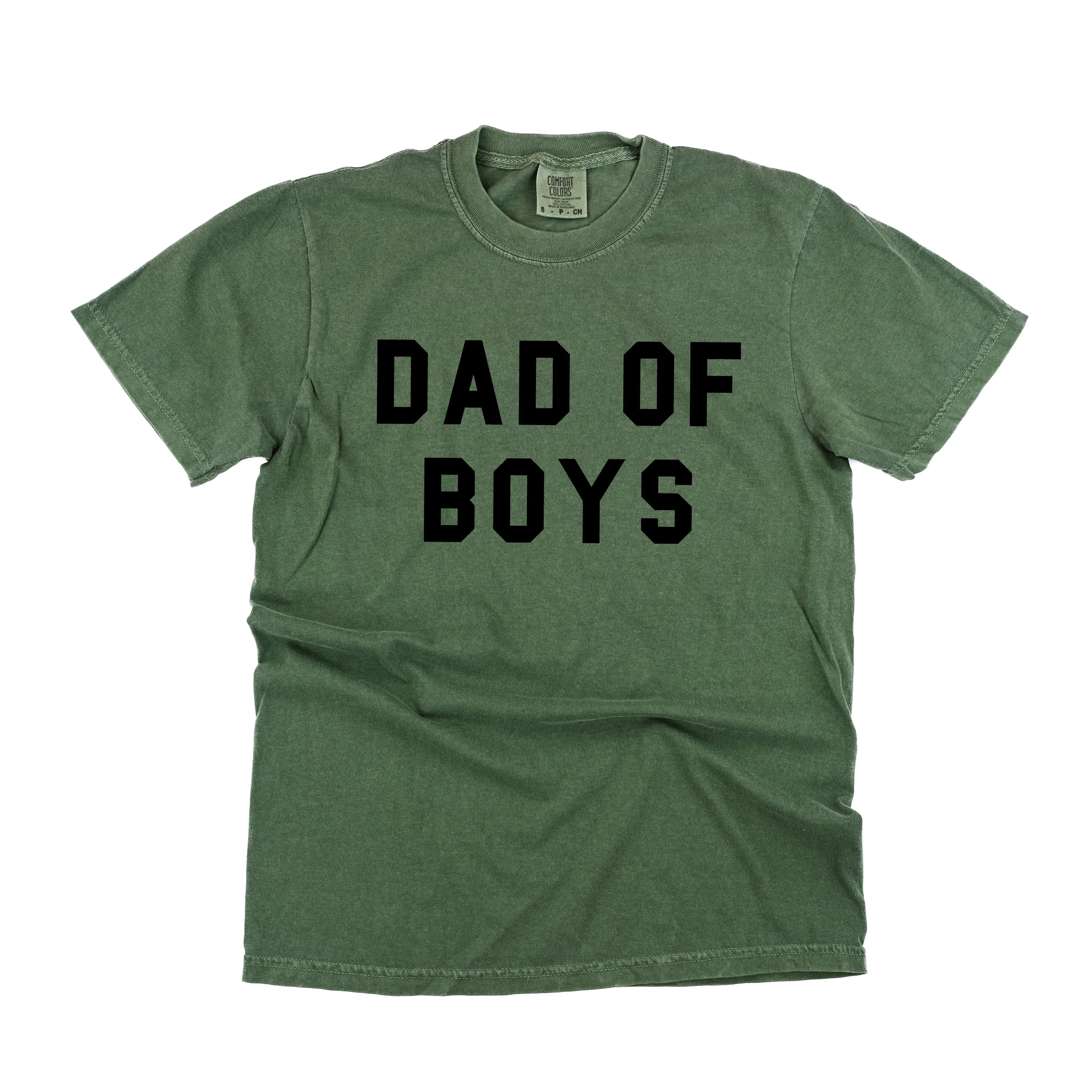 Dad of Boys - SHORT SLEEVE COMFORT COLORS TEE