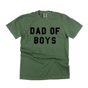 Dad of Boys - SHORT SLEEVE COMFORT COLORS TEE