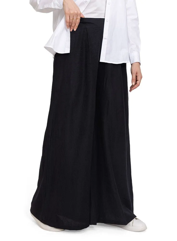 Design1-Black Linen2-Wide Leg