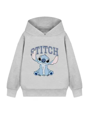 Disney Lilo & Stitch College Girls Grey Hoodie
