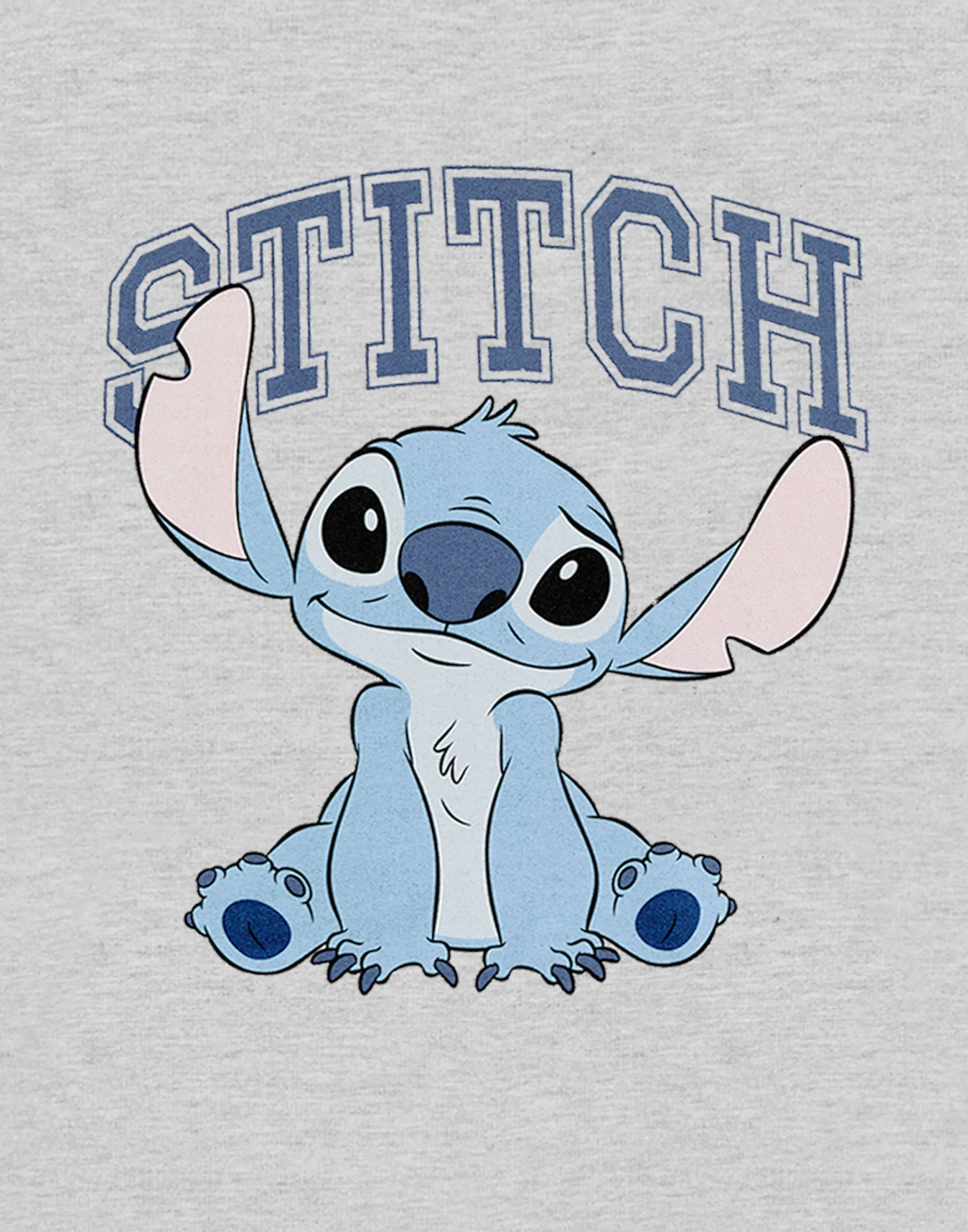 Disney Lilo & Stitch College Girls Grey Hoodie