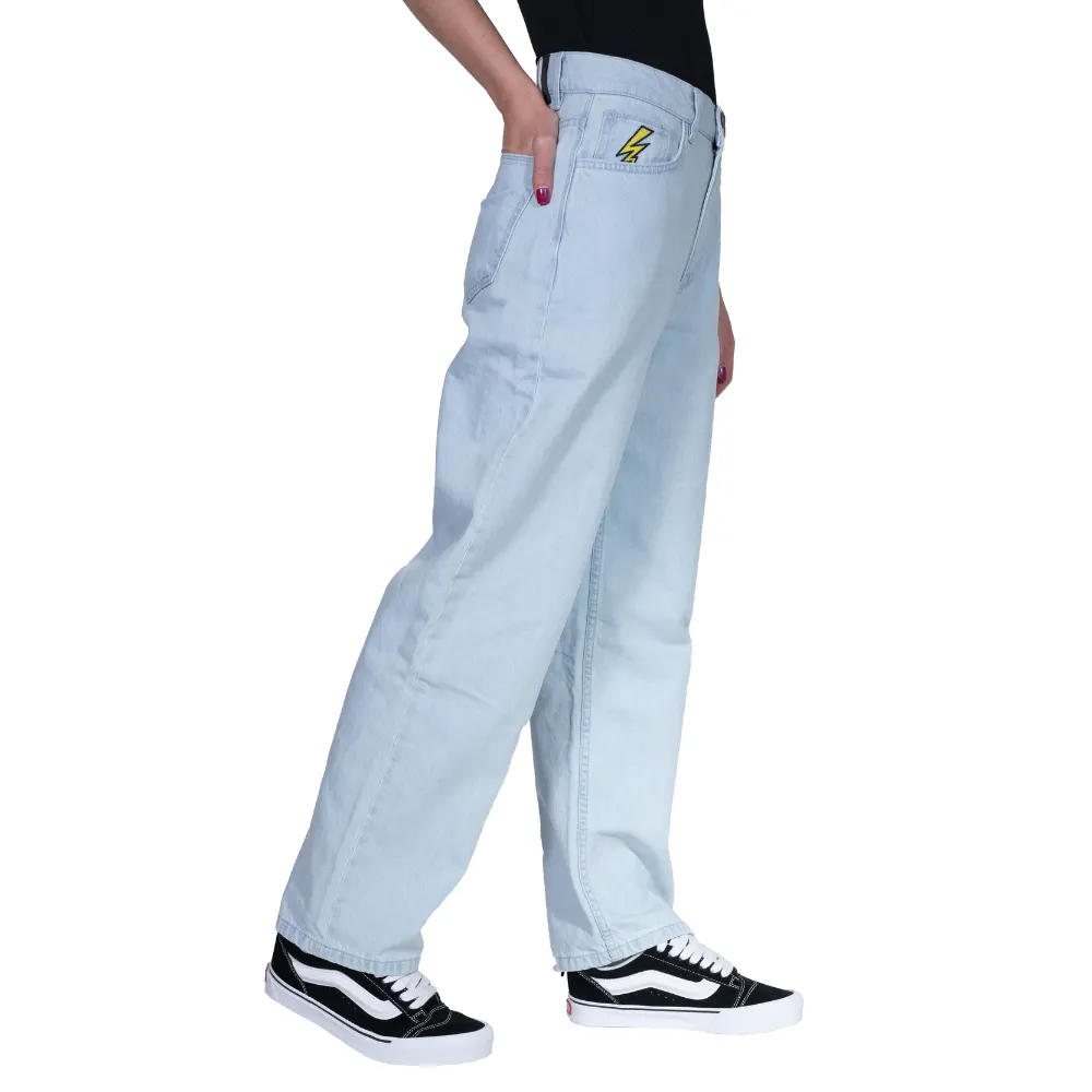 Electric Baggy Denim Pants Light Blue