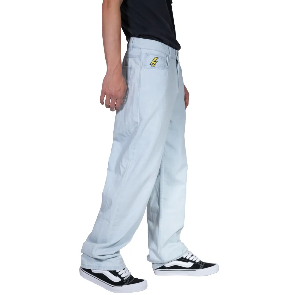 Electric Baggy Denim Pants Light Blue