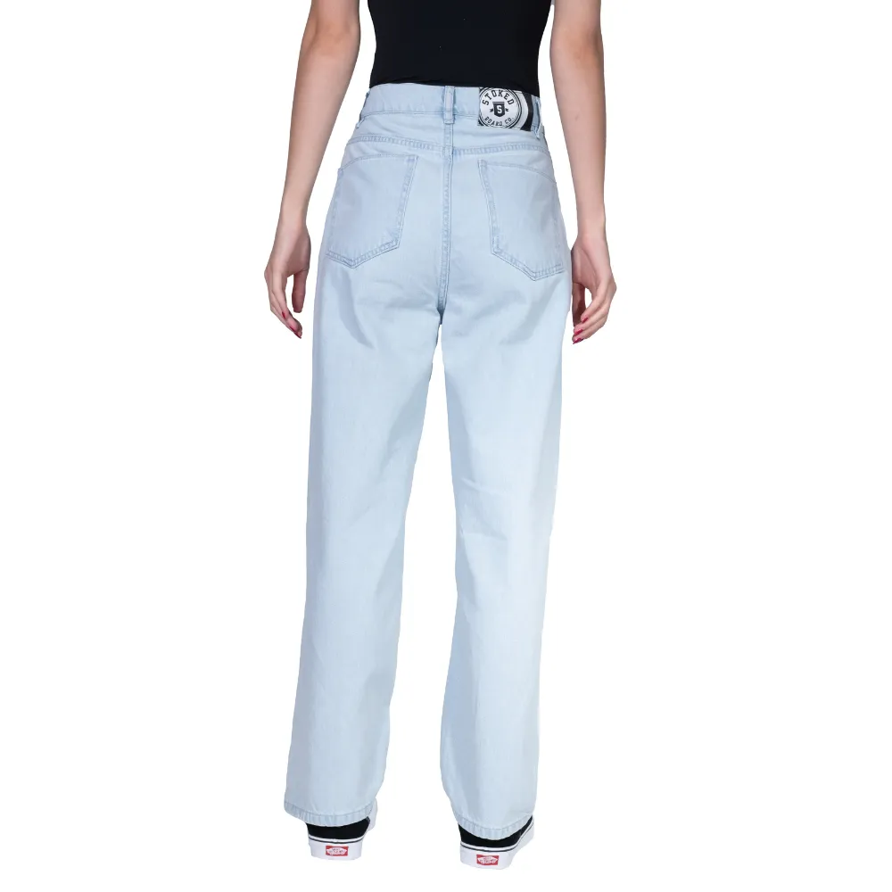 Electric Baggy Denim Pants Light Blue