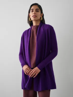 Essential Cashmere Trapeze - Deep Plum