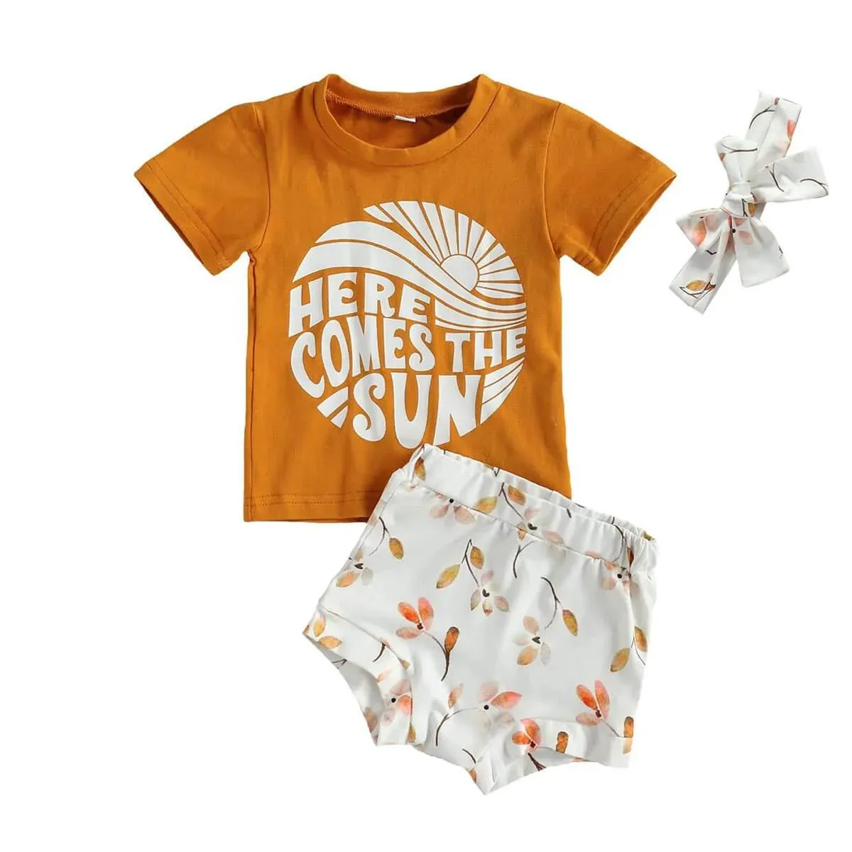 Floral Sun Baby Set