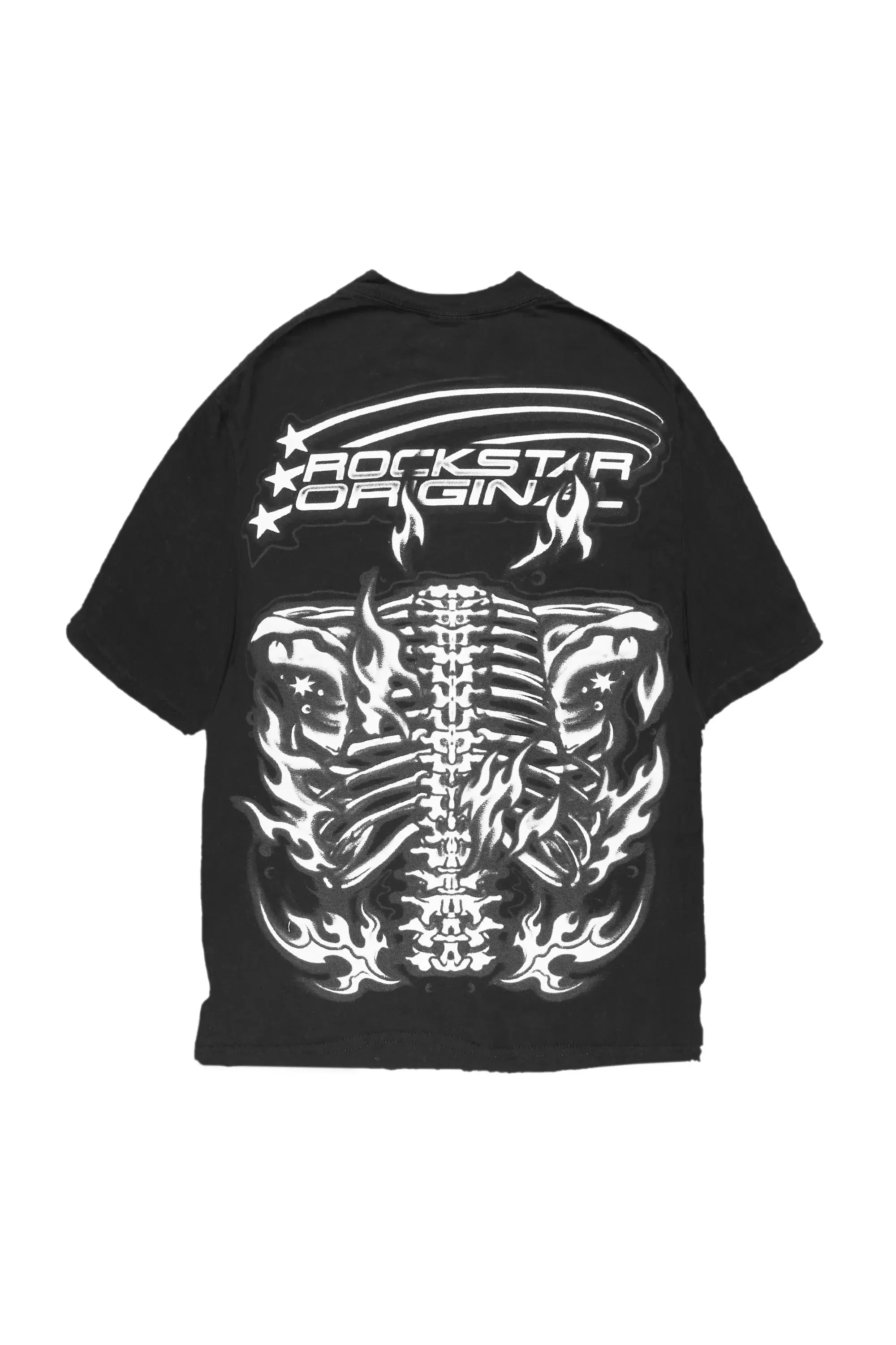 Giana Black Mega Oversized T-Shirt