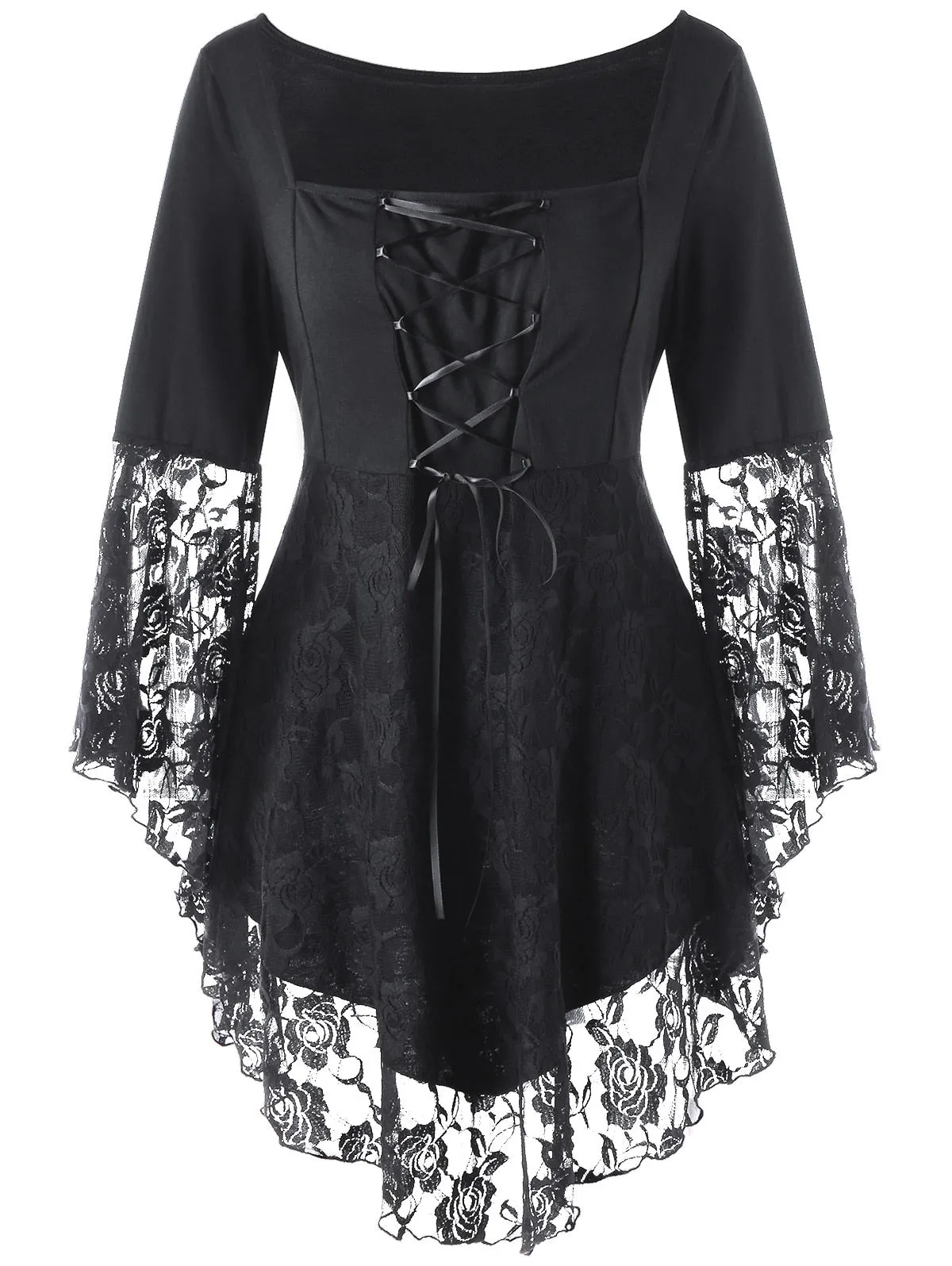 Gothic Blouses Shirts Women Plus Size