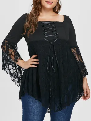 Gothic Blouses Shirts Women Plus Size