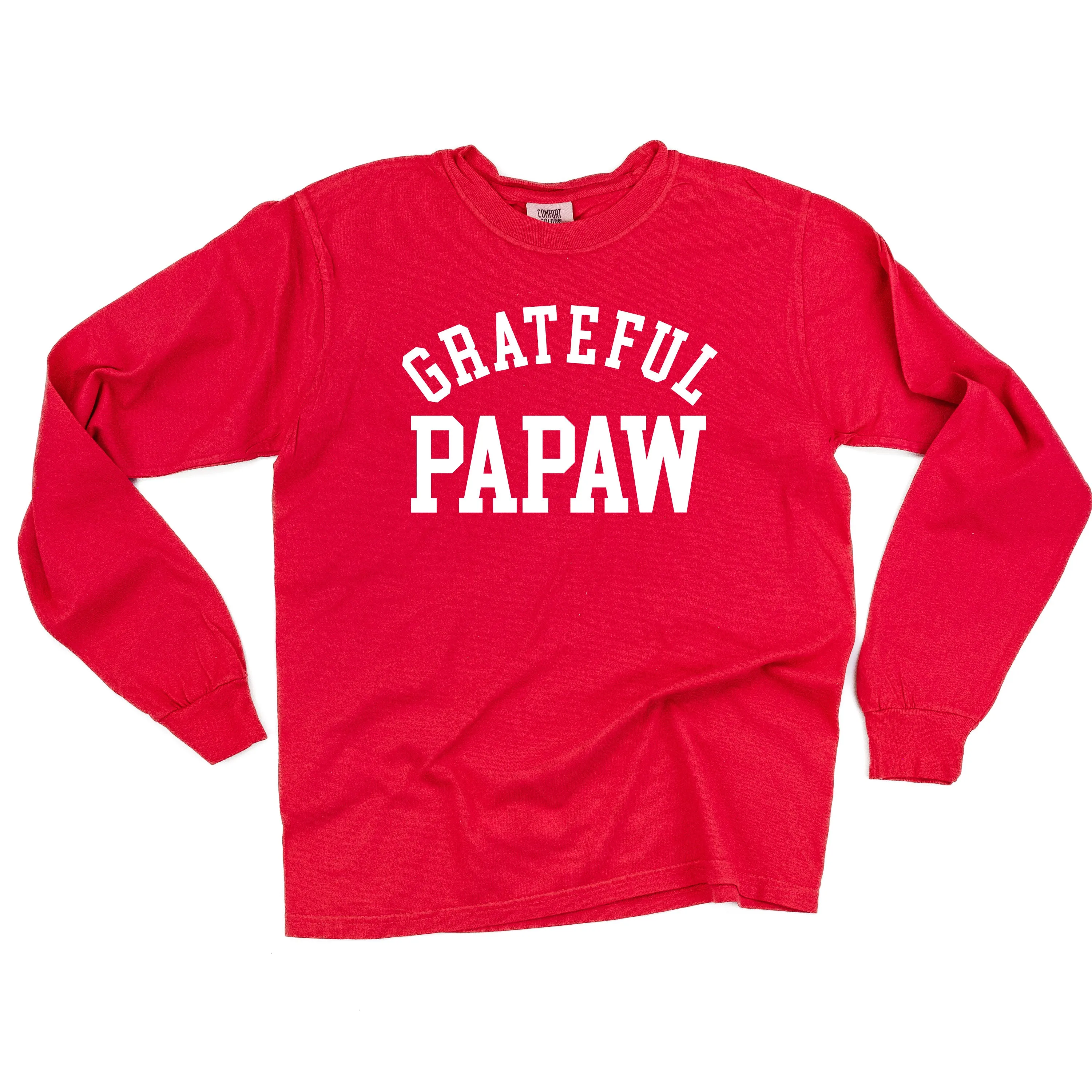 Grateful Family Names - Male - LONG SLEEVE COMFORT COLORS TEE