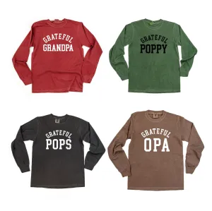 Grateful Family Names - Male - LONG SLEEVE COMFORT COLORS TEE