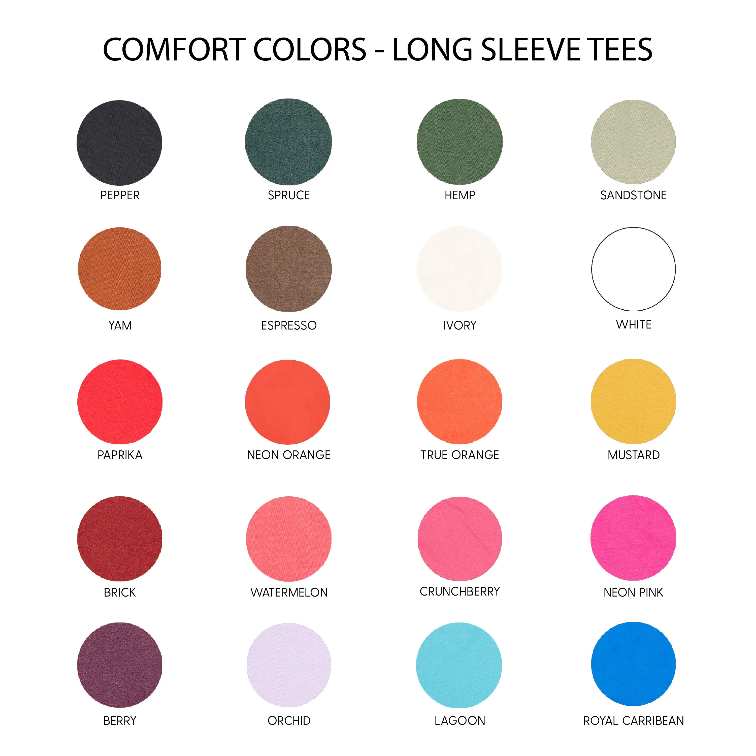 Grateful Family Names - Male - LONG SLEEVE COMFORT COLORS TEE