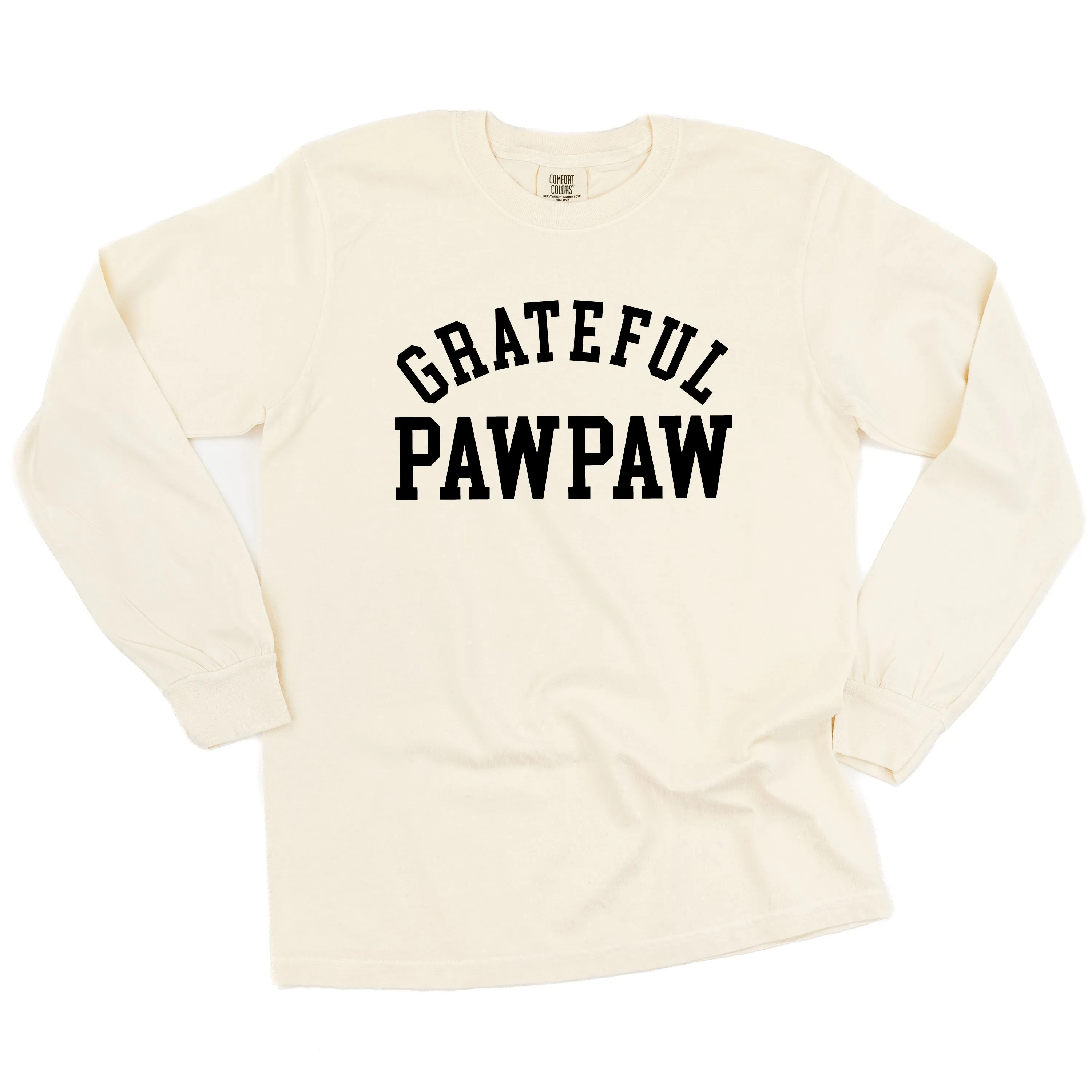 Grateful Family Names - Male - LONG SLEEVE COMFORT COLORS TEE