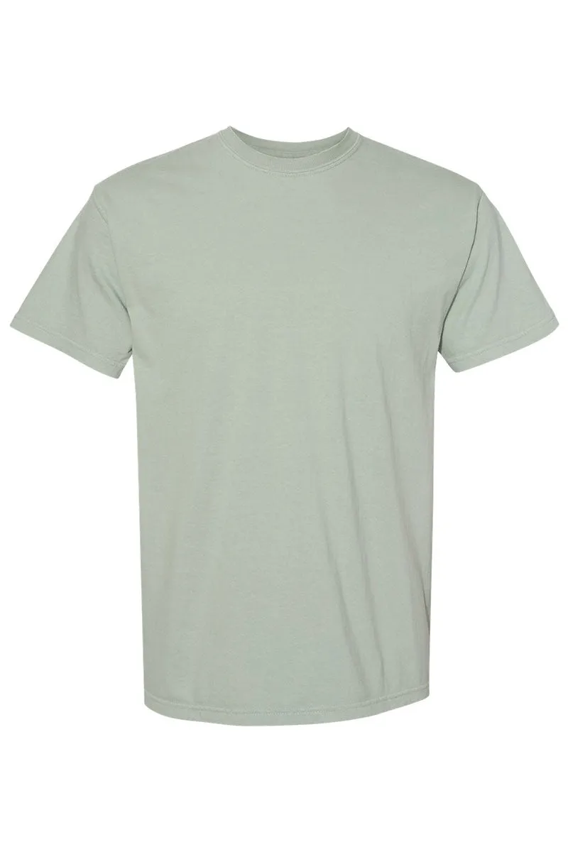 Green Watercolor Bow Comfort Colors Adult Ring-Spun Cotton Tee