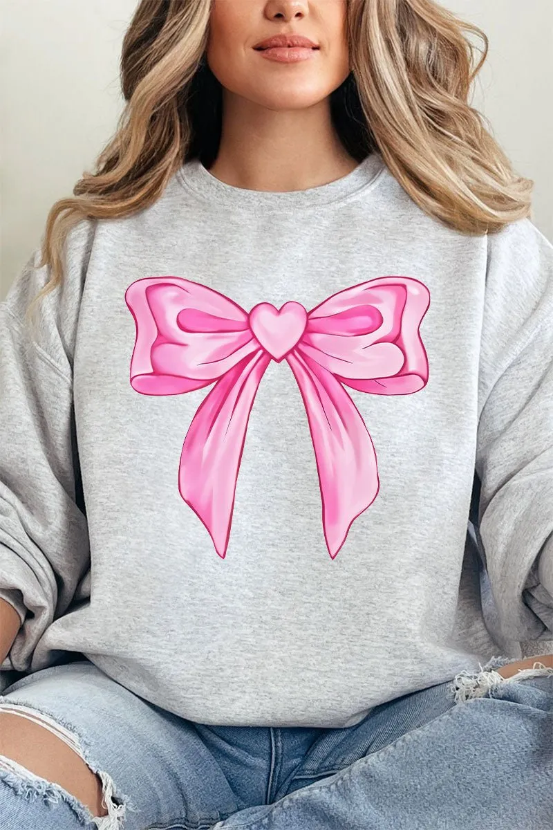 Heartstrings Coquette Bow Unisex NuBlend Crew Sweatshirt