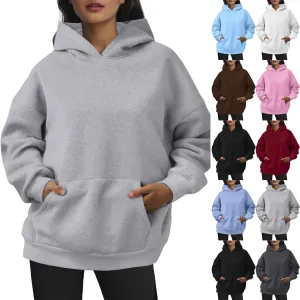 Hoodies for Teen Girls Oversized Hoodies Sweatshirts Long Sleeve Sweaters with Pocket 2024 Fall Pullover Clothes