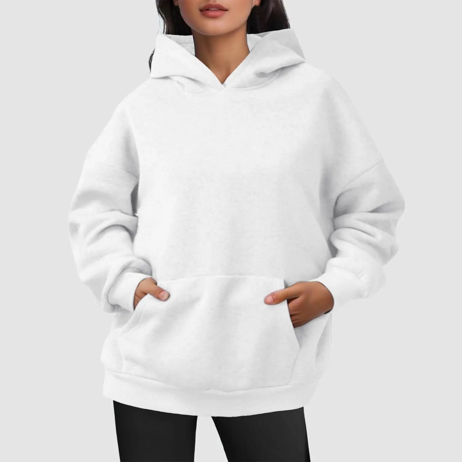 Hoodies for Teen Girls Oversized Hoodies Sweatshirts Long Sleeve Sweaters with Pocket 2024 Fall Pullover Clothes