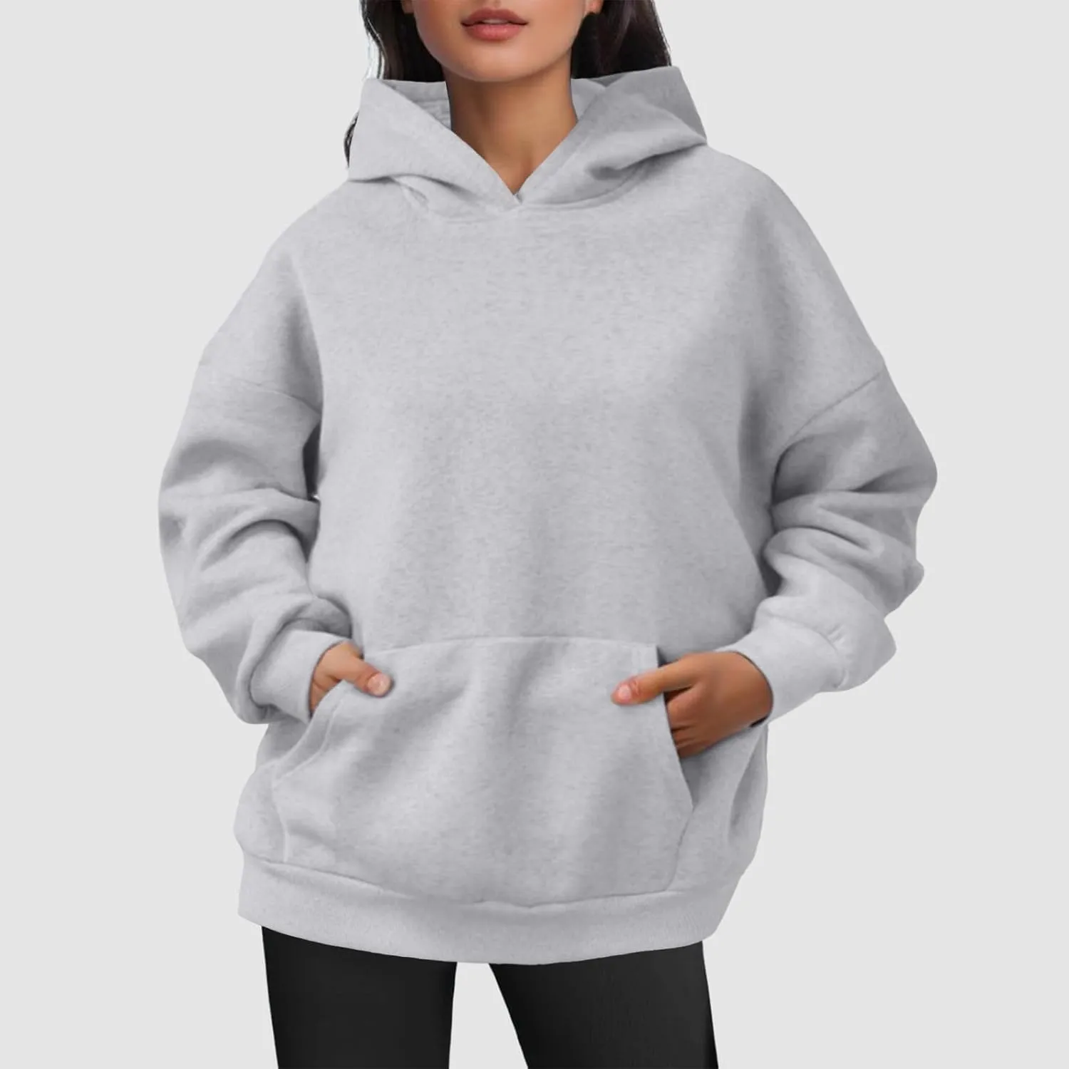 Hoodies for Teen Girls Oversized Hoodies Sweatshirts Long Sleeve Sweaters with Pocket 2024 Fall Pullover Clothes