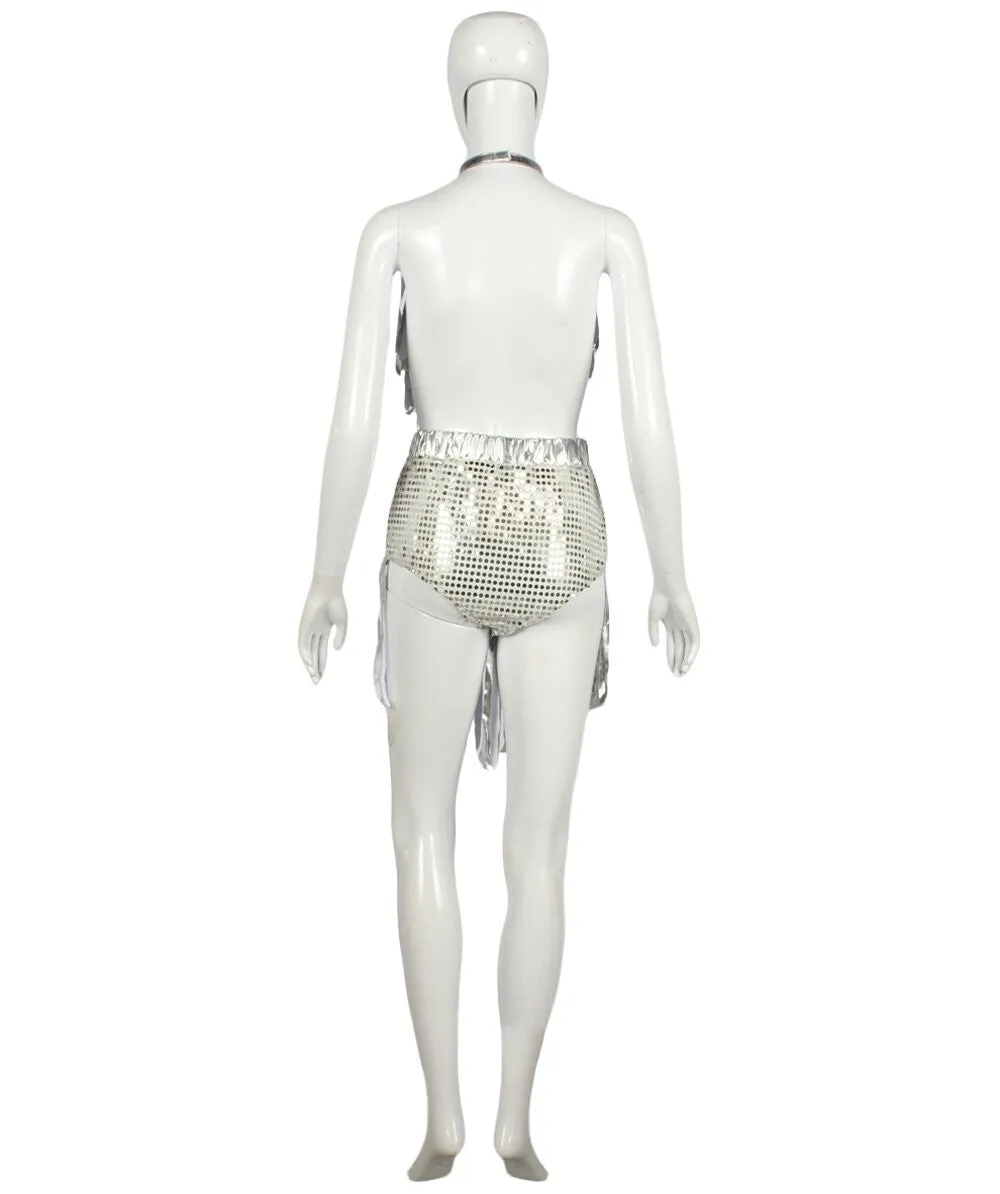 HPO Festival Femme Silver Cowgirl Harness and Shorts