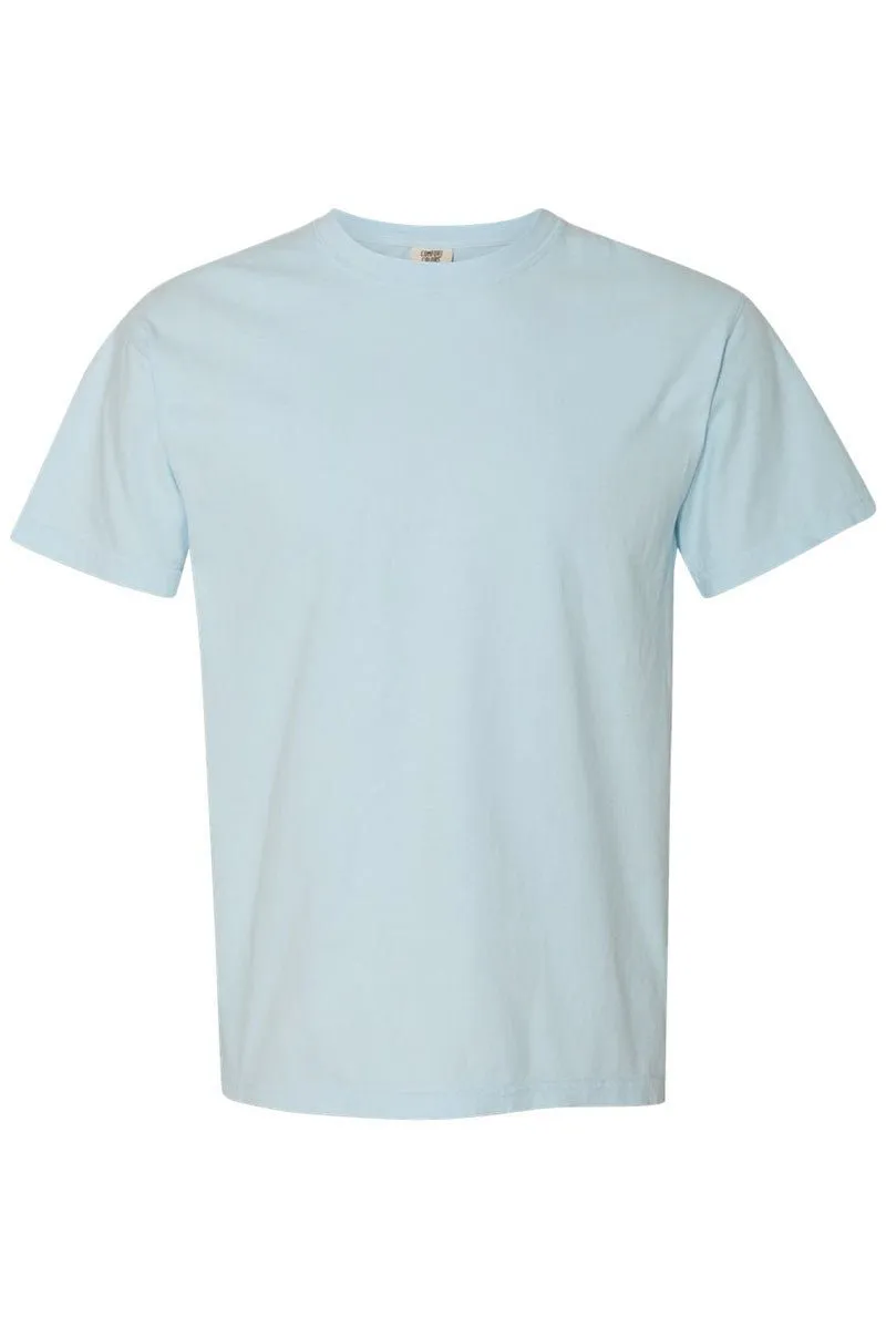 Imperial Blue Chinoiserie Bow Comfort Colors Adult Ring-Spun Cotton Tee