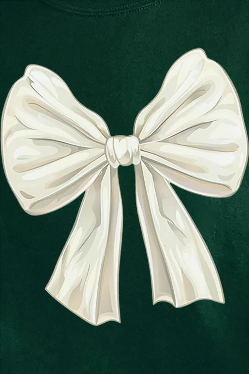 Ivory Coquette Bow Unisex NuBlend Crew Sweatshirt