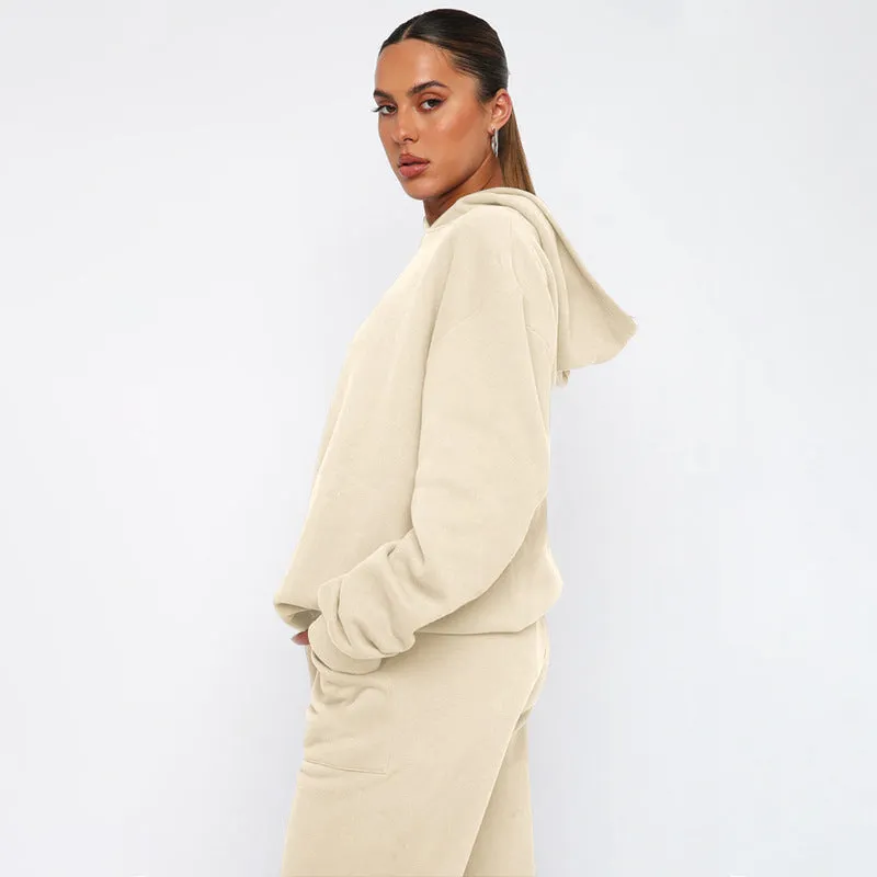 Ivyshape | Comfortable Oversized Hoodie Set