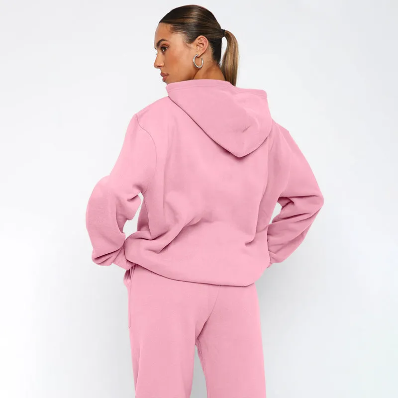 Ivyshape | Comfortable Oversized Hoodie Set