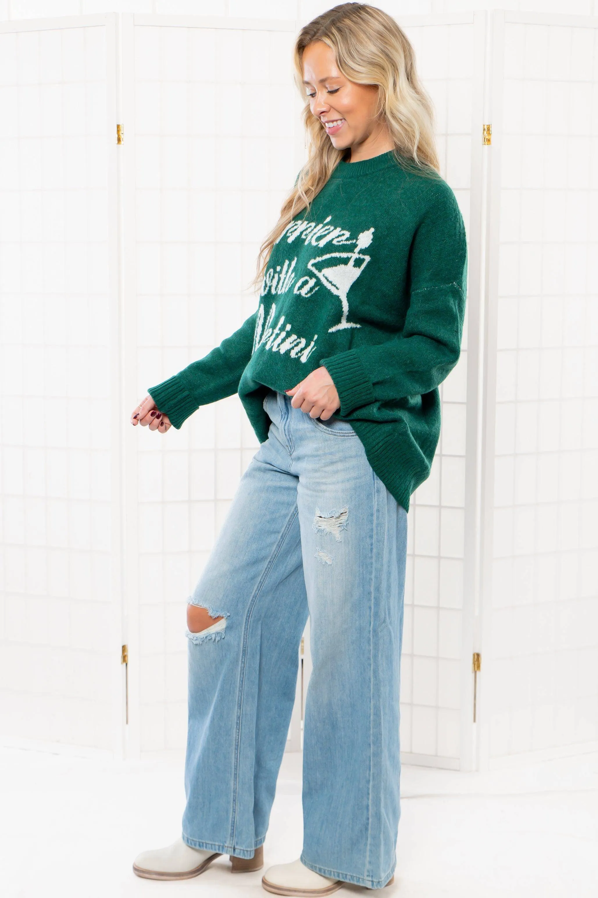 Jamie High Rise Wide Leg Light Denim Distressed Jeans