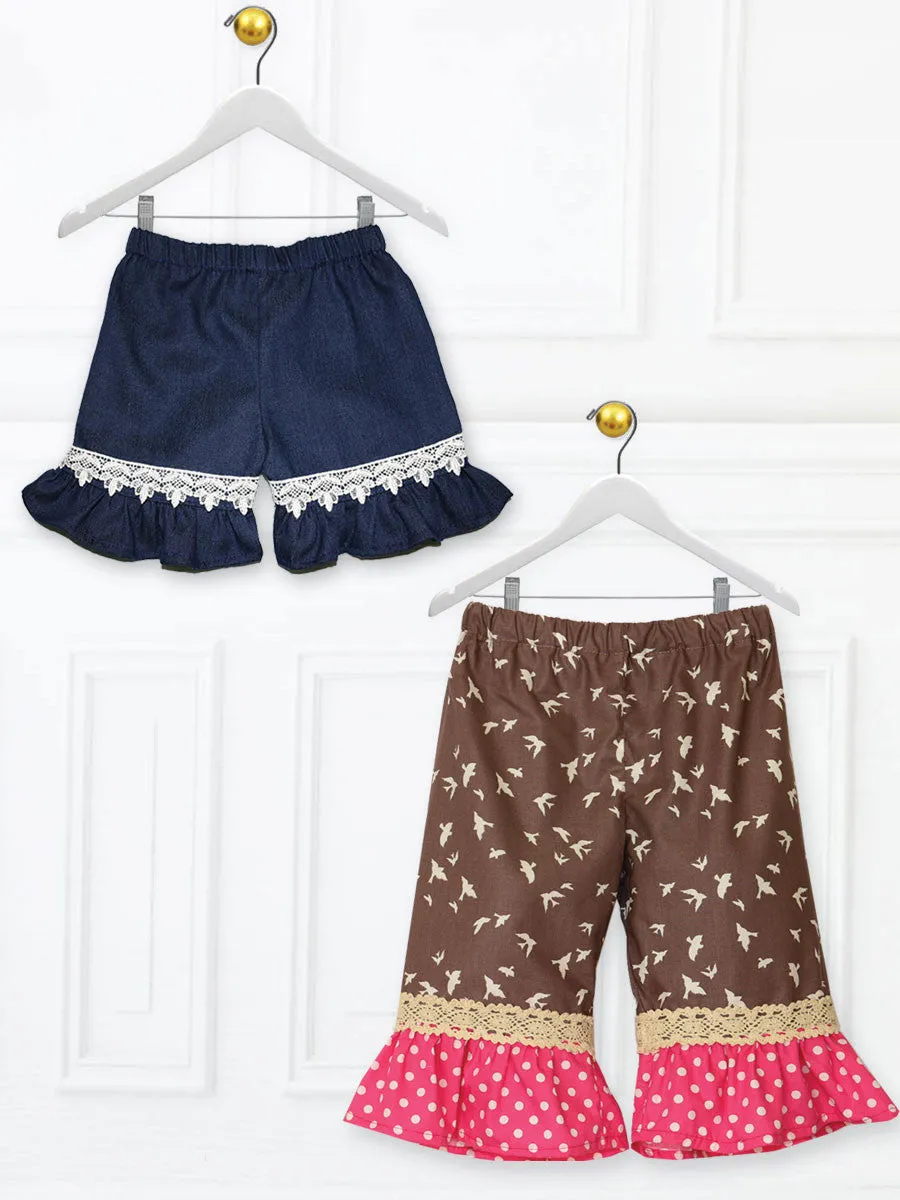 KACI - Ruffle Pants Sewing Pattern