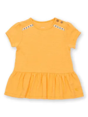 Kite Clothing Girls Yellow Easy Breezy Tunic T-shirt