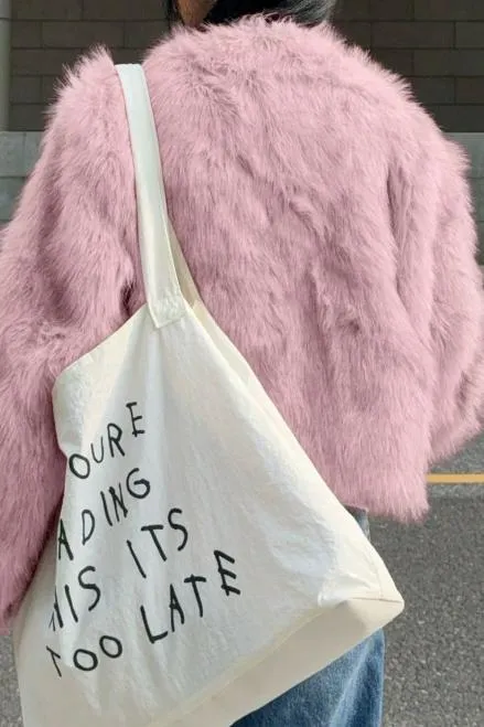 Ladies Light Luxury Warm Fur Short Coat