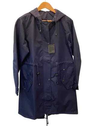 Ladies Rain Jacket with Hood and Pockets