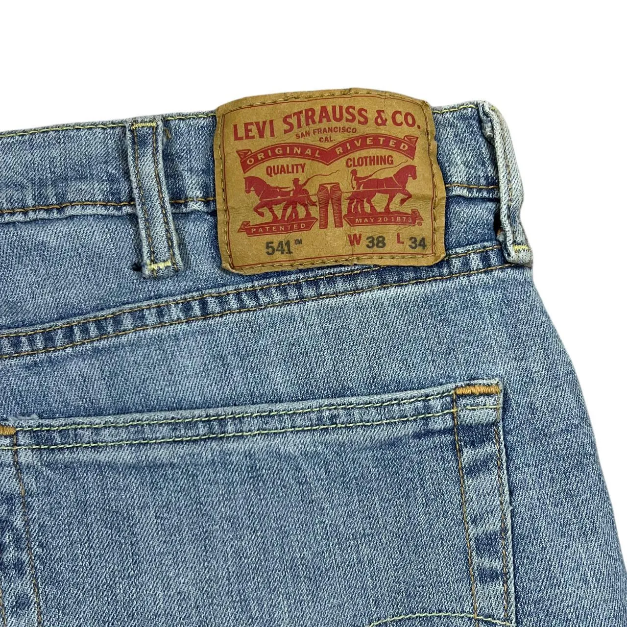 LEVI'S 541 Classic Straight Leg Blue Denim Jeans