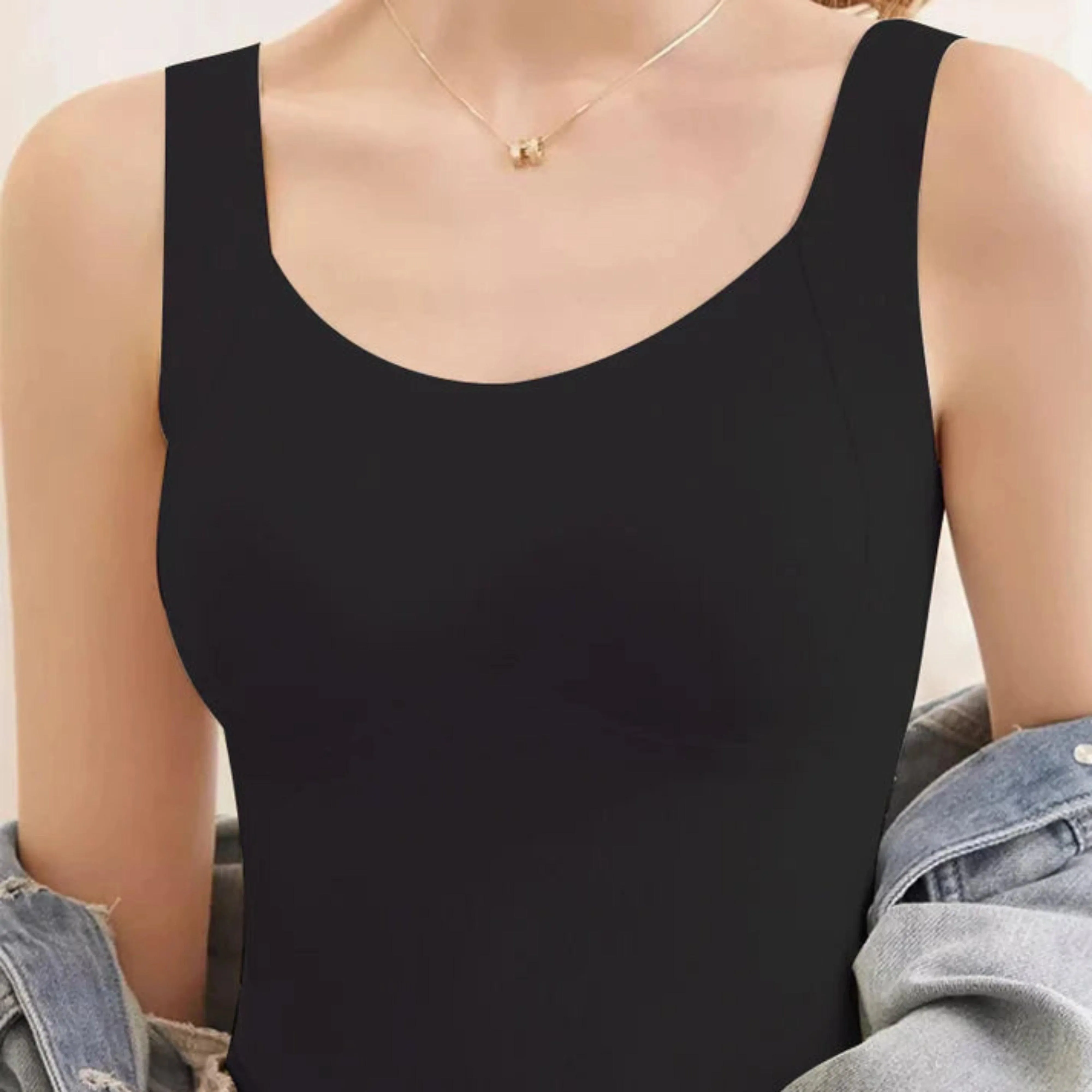 Lightweight Seamless Thermal Tank  Comfortable and Warm Layer