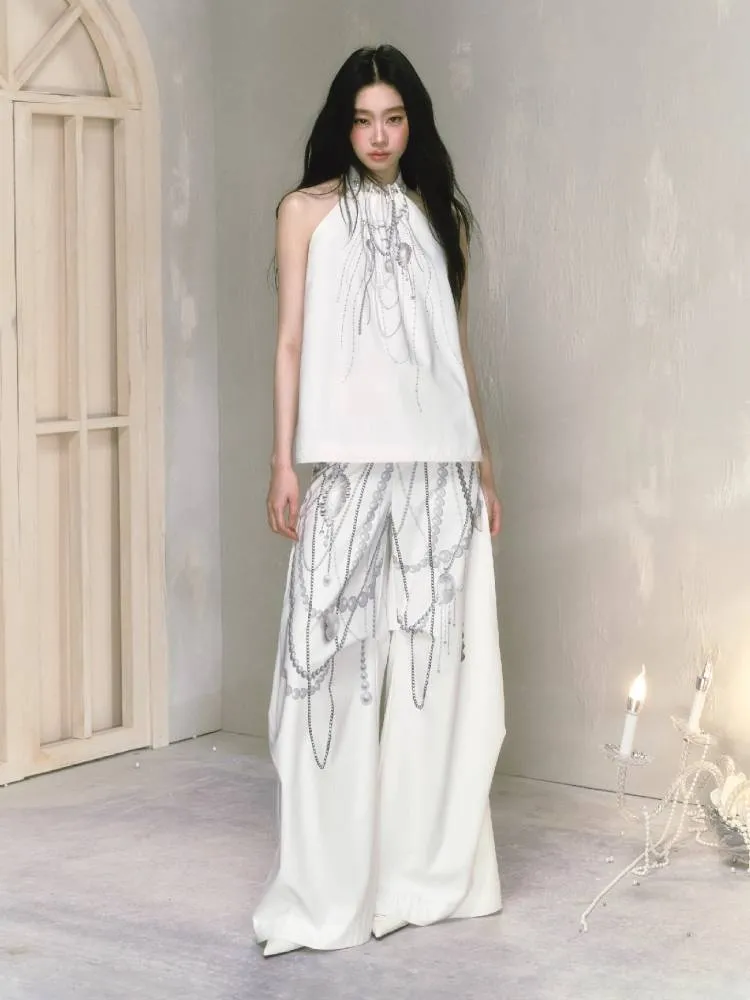 Loose wide leg pants【s0000009232】