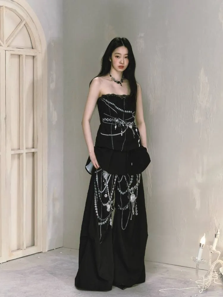 Loose wide leg pants【s0000009232】