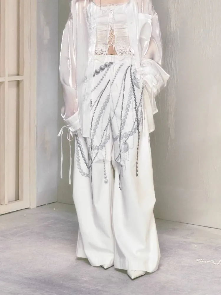 Loose wide leg pants【s0000009232】