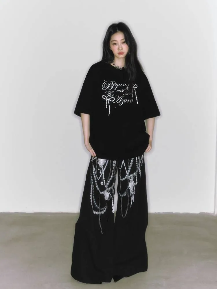 Loose wide leg pants【s0000009232】